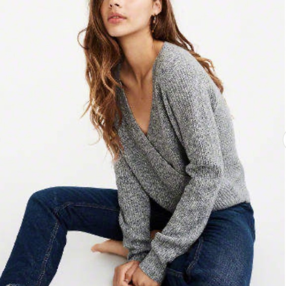 Abercrombie \u0026 Fitch Sweaters | Abercrombie \u0026 Fitch Wrap-Front Sweater | Color: Brown | Size: M | _Shop_With_Me_'s Closet